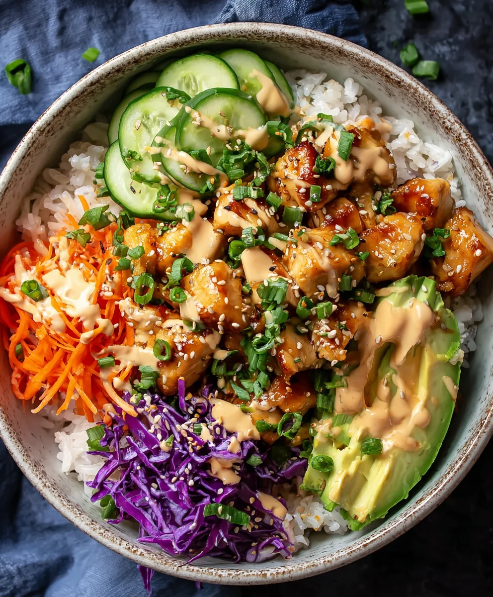 Bang Bang Chicken Bowl Recipe- Delicious & Easy Meal
