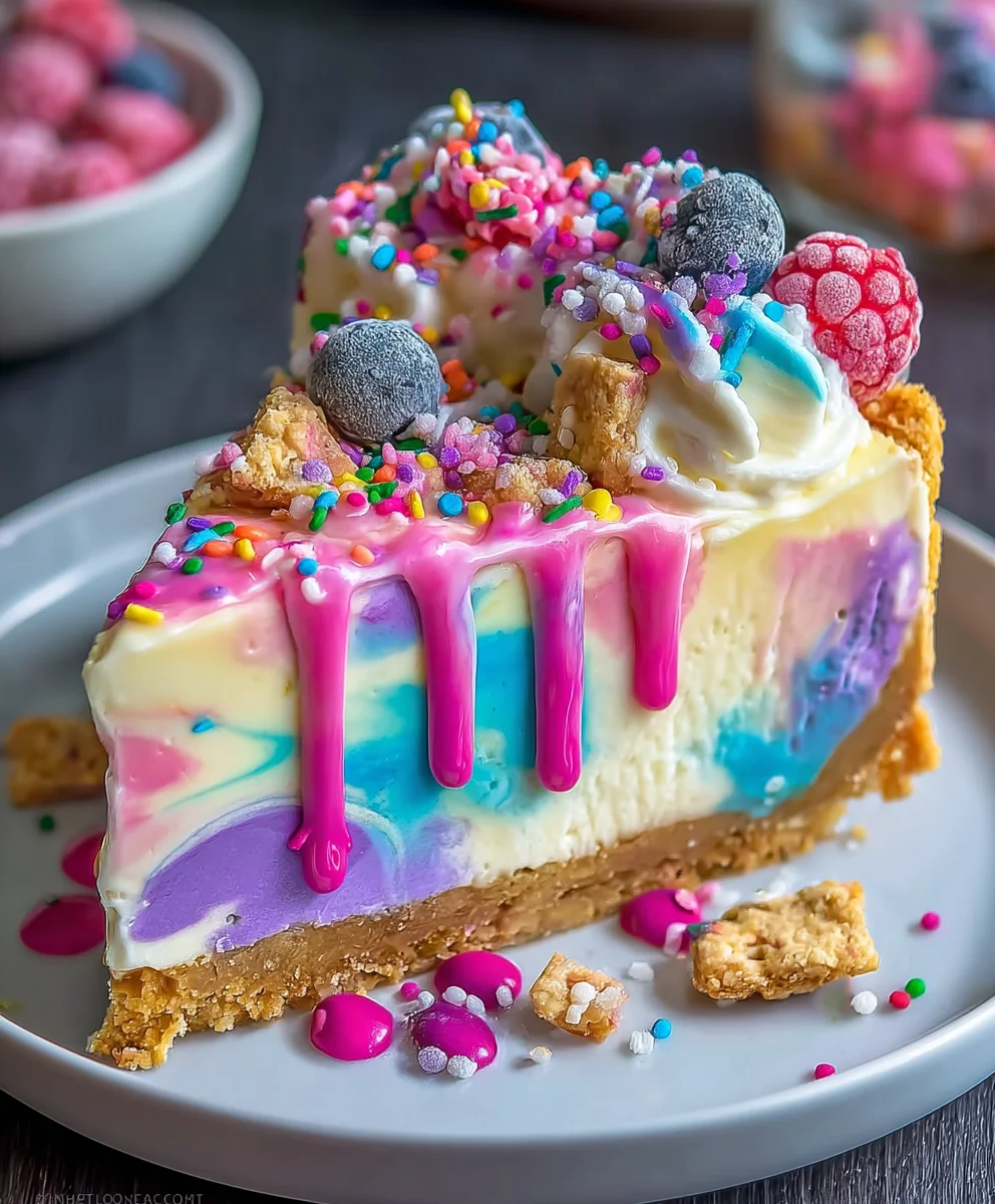 Magical Unicorn Cheesecake Recipe - A Dreamy Dessert
