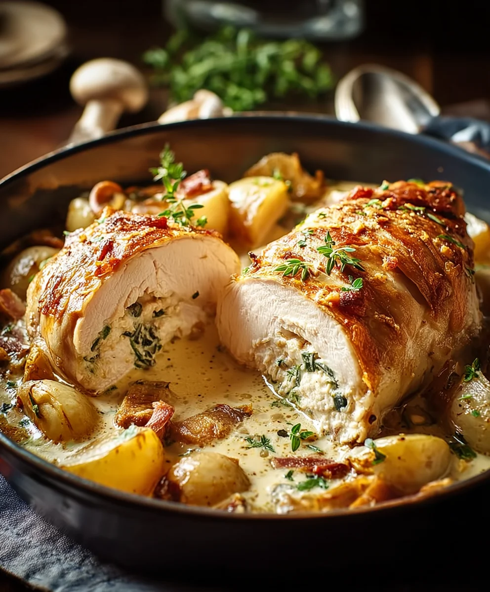 Chicken à la Normande- Classic French Recipe