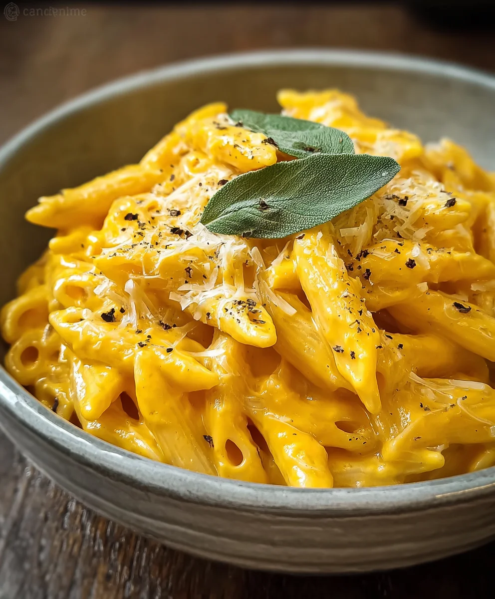 Easy Creamy Pumpkin Pasta Recipe-Quick & Delicious
