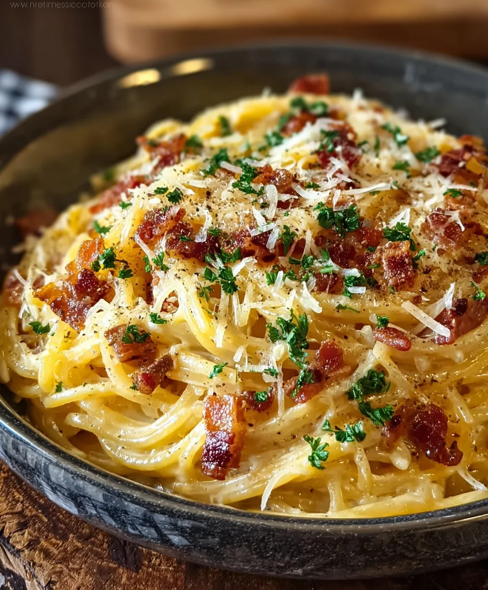 Cheesy Beef Carbonara Recipe- Easy Comfort Food