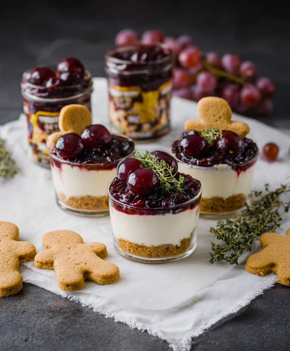 No-Bake White Chocolate Cheesecake Mulled Grape Fruit