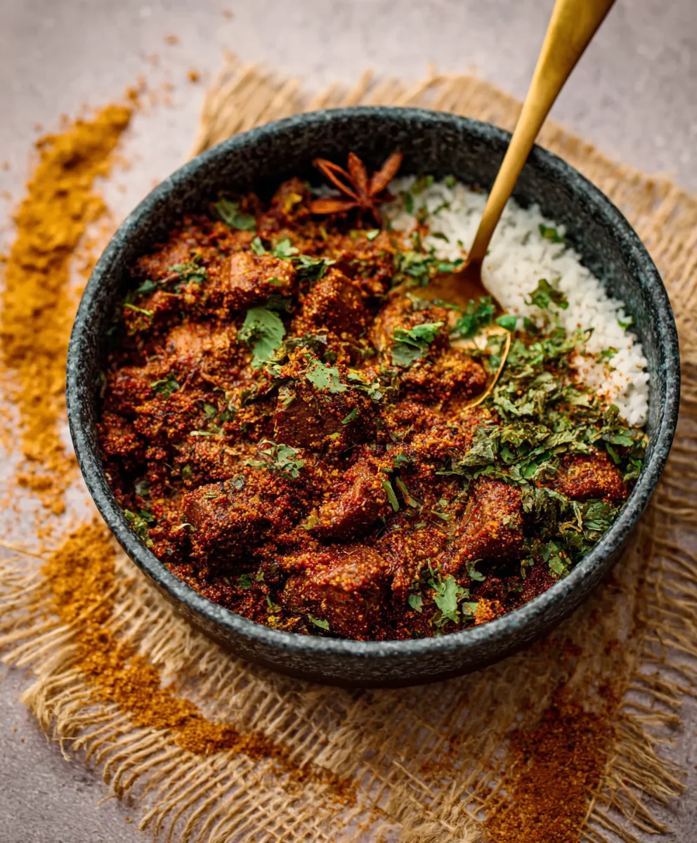 Spicy Beef Curry Recipe-Flavorful & Easy-@spiceofhyd