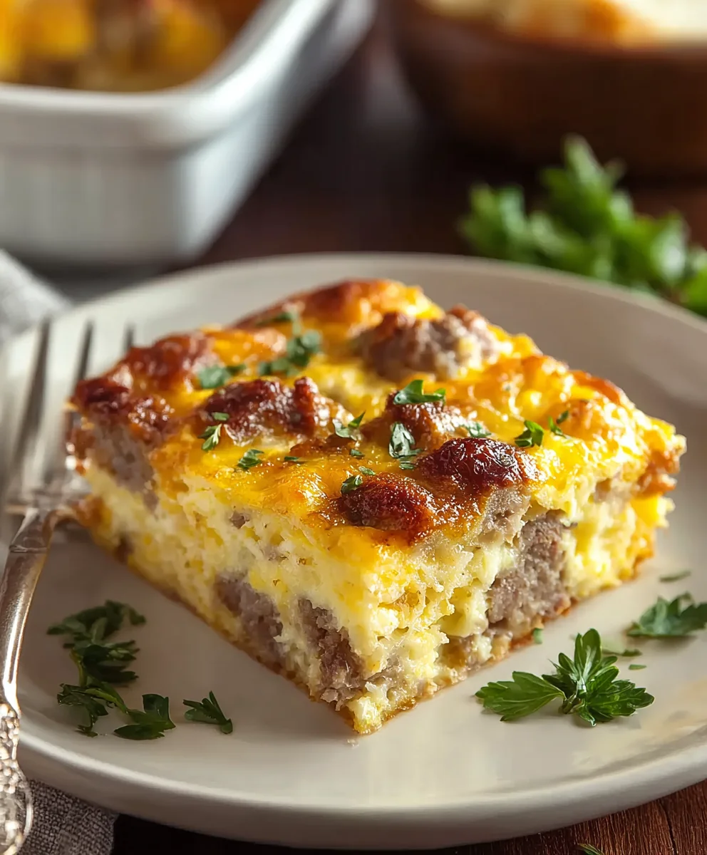 Easy Beef and Egg Casserole-Quick Breakfast Recipe