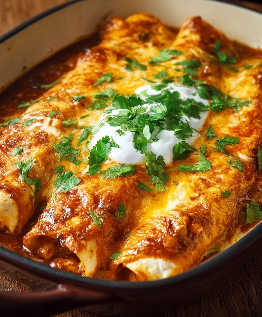 Delicious Chicken Enchiladas-Easy Recipe