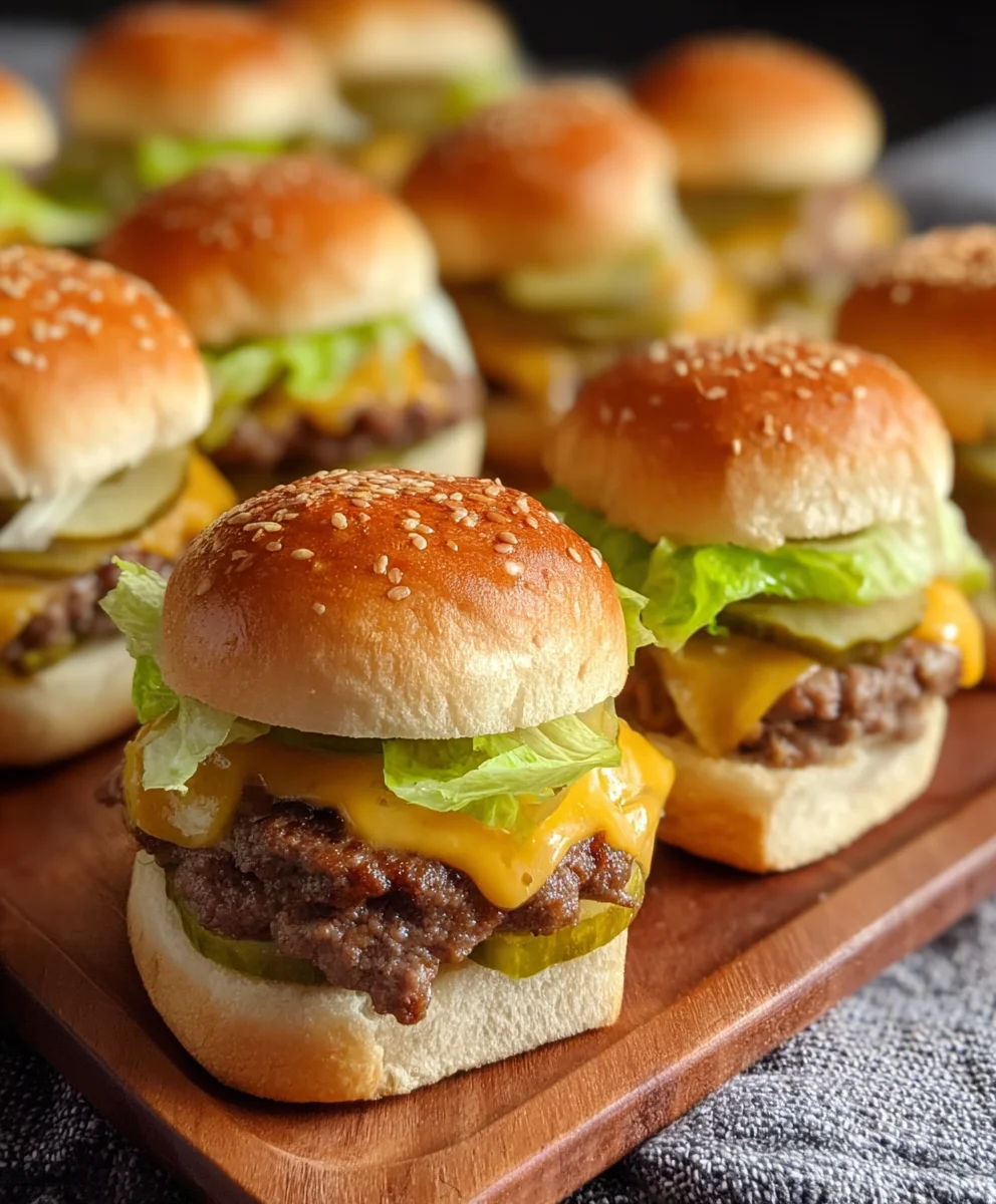 Big Mac Sliders - Your Favorite Burger Bite