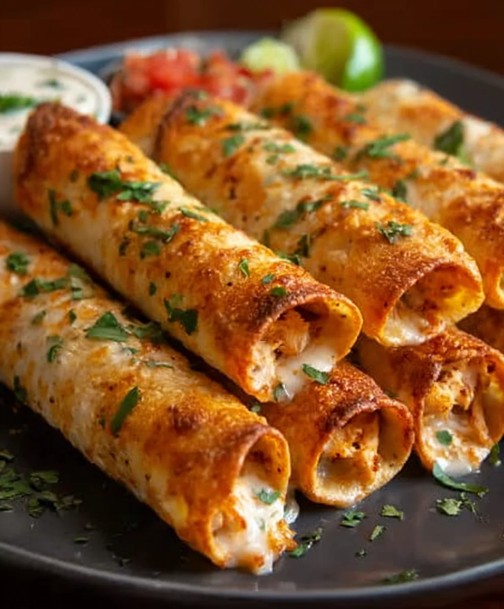 Crispy Chicken Taquitos Easy Recipe