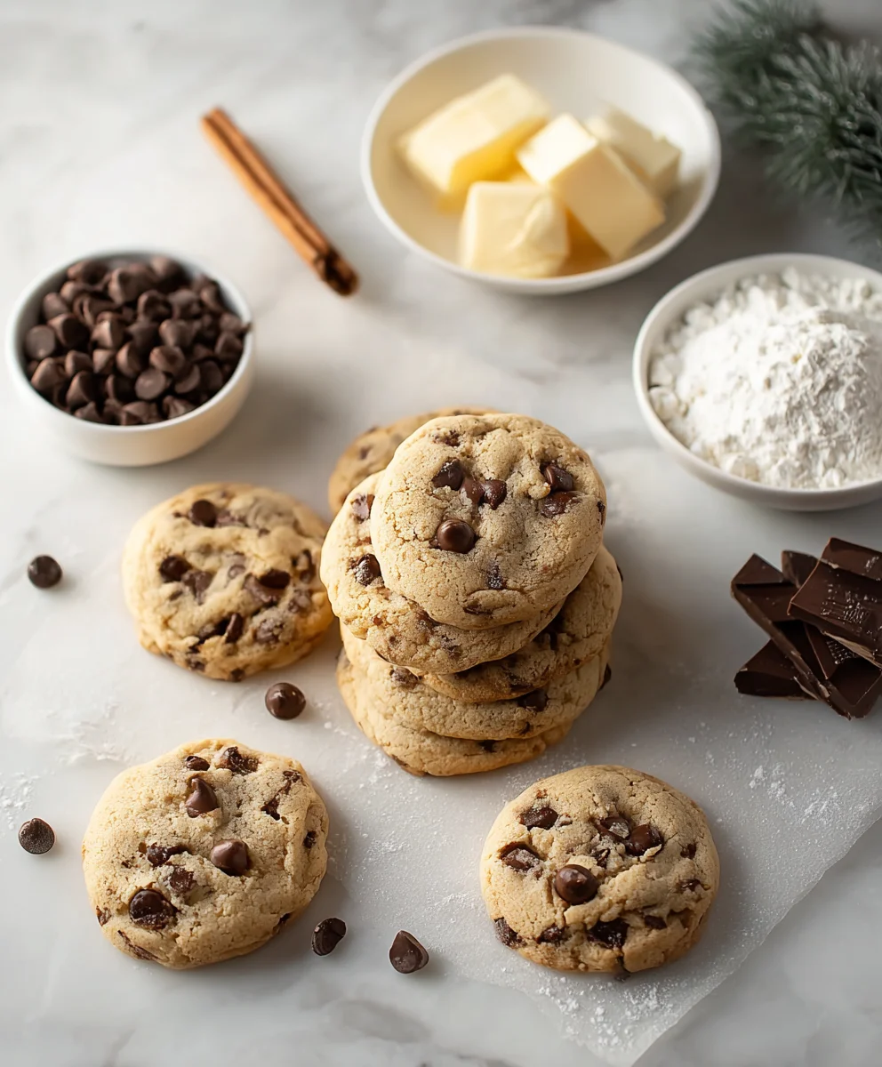 Winter Wonderland Chocolate Chip Cookies-Easy Recipe