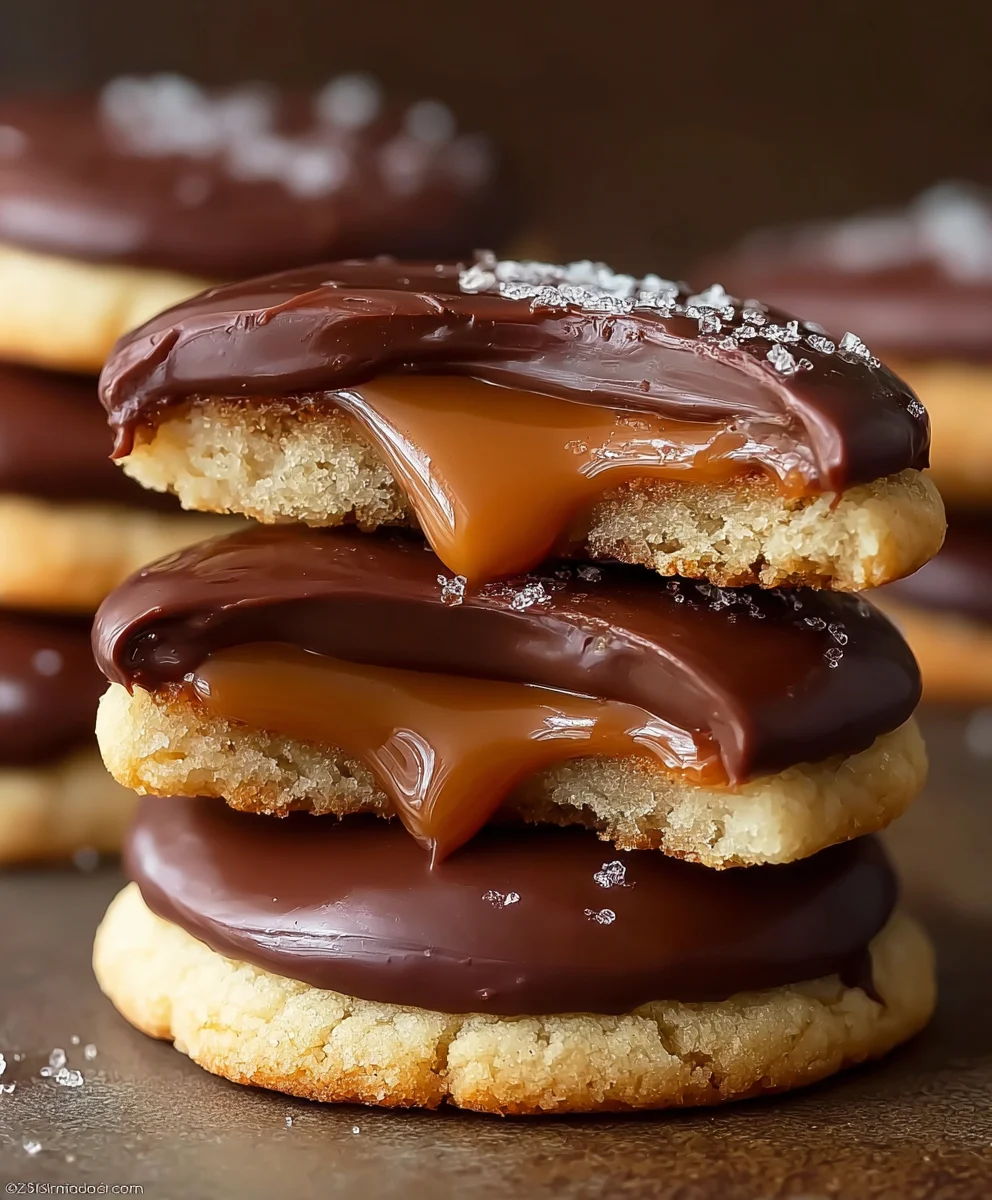 Best Twix Cookies Recipe - Easy Caramel Chocolate Bar Cookies