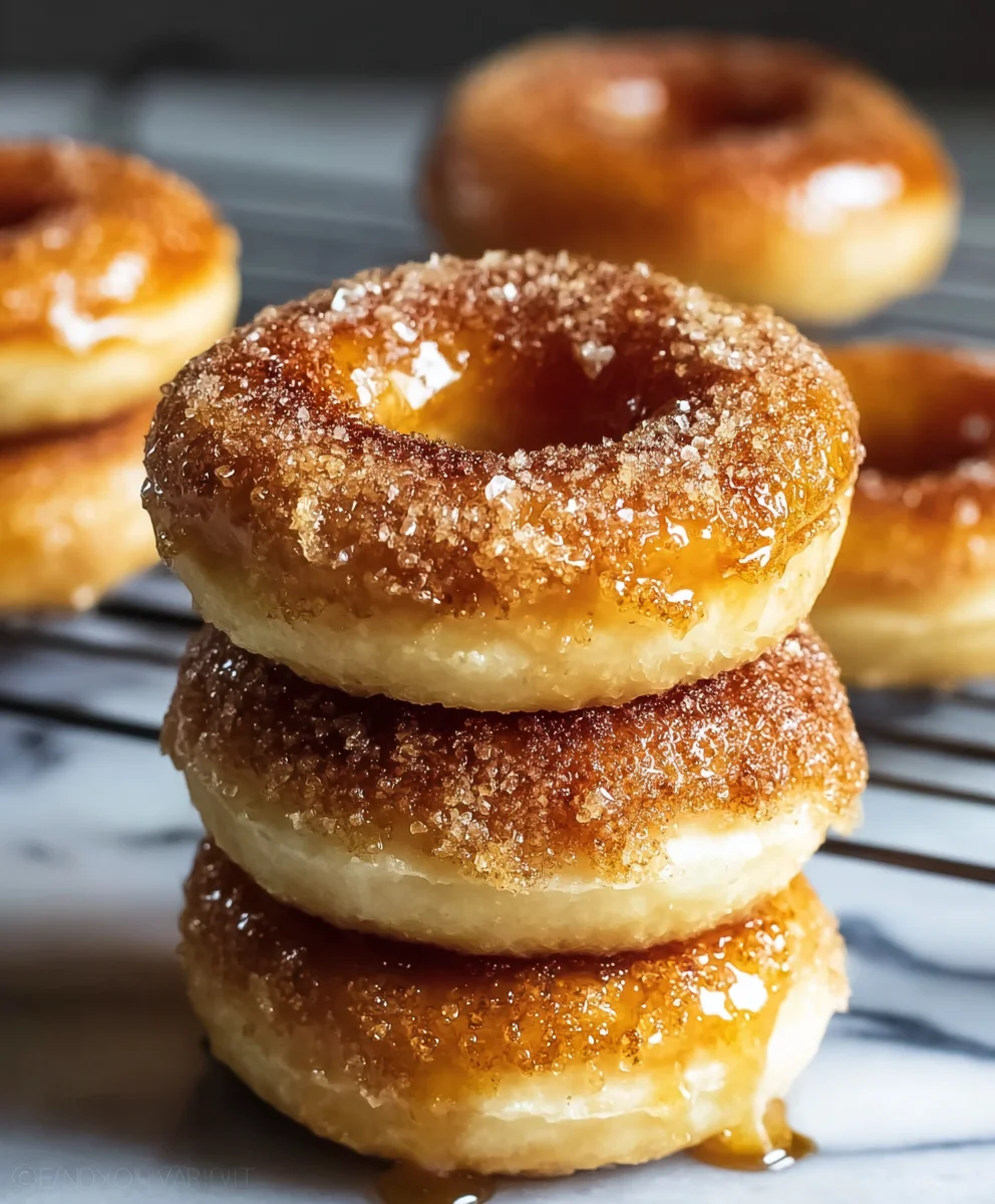 Baked Creme Brulee Donuts-Irresistible Sweet Treat