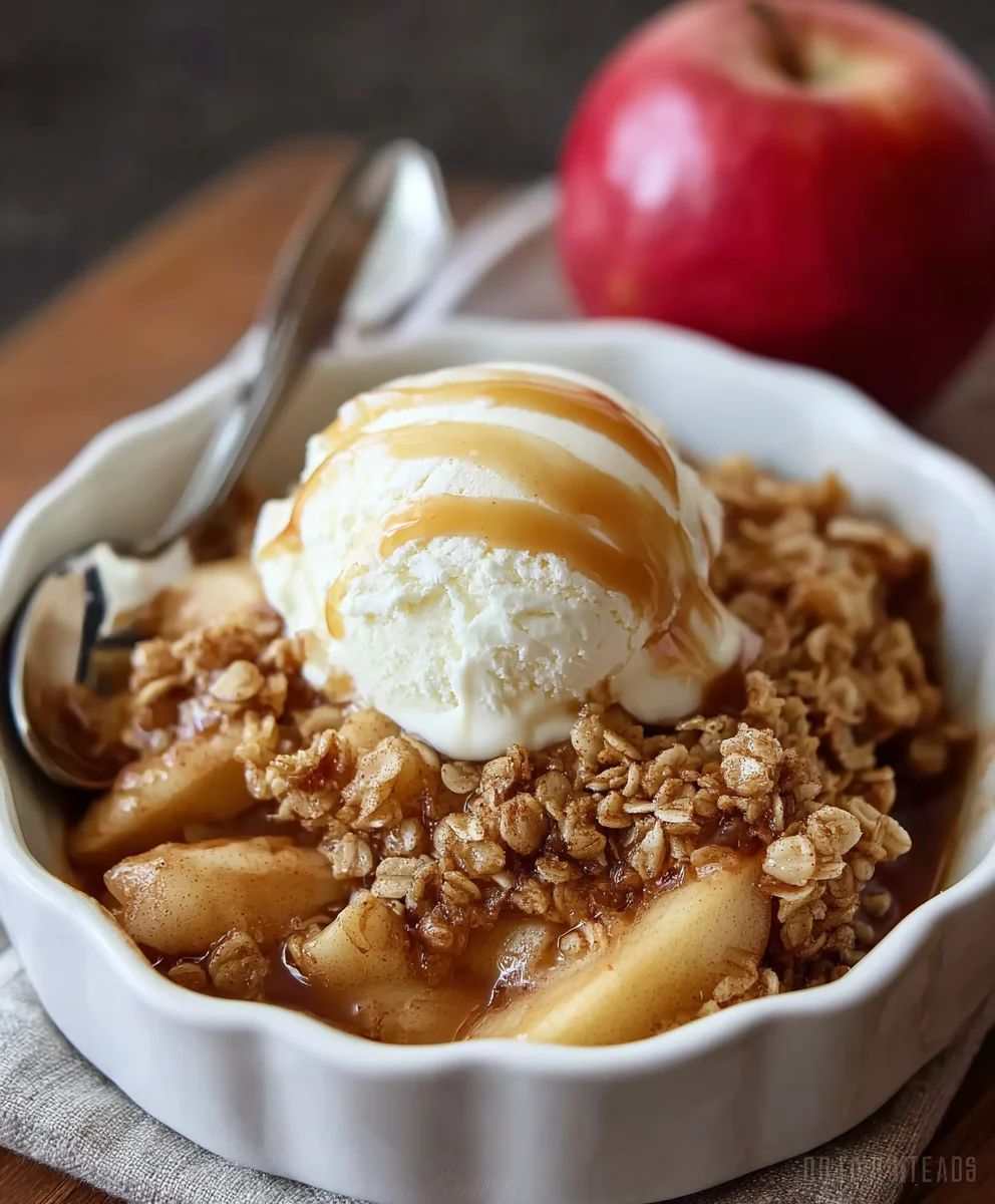 Easy Apple Crisp Recipe- Delicious & Warm