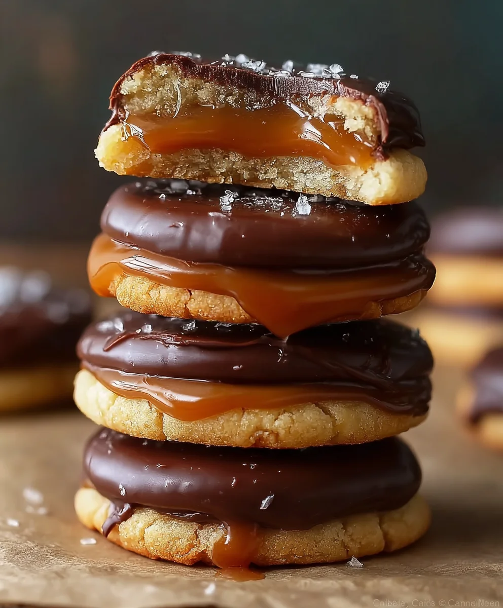 Easy Twix Cookies - Salty Caramel-Chocolate Bar Recipe