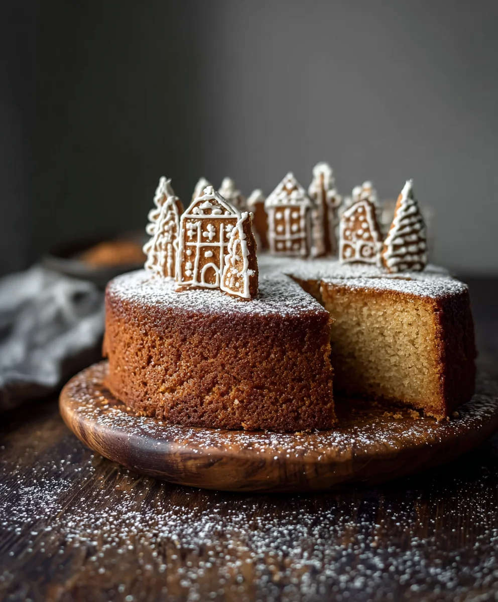Gin Extractgin extracttractgingerbread Village Cake-Boozy Festive Bake