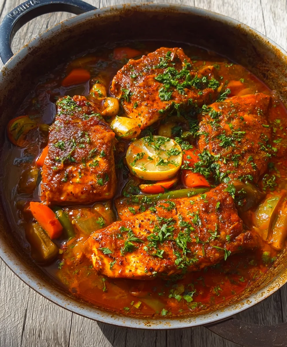 Classic Spicy Moroccan Fish-Rich Sauce Recipe