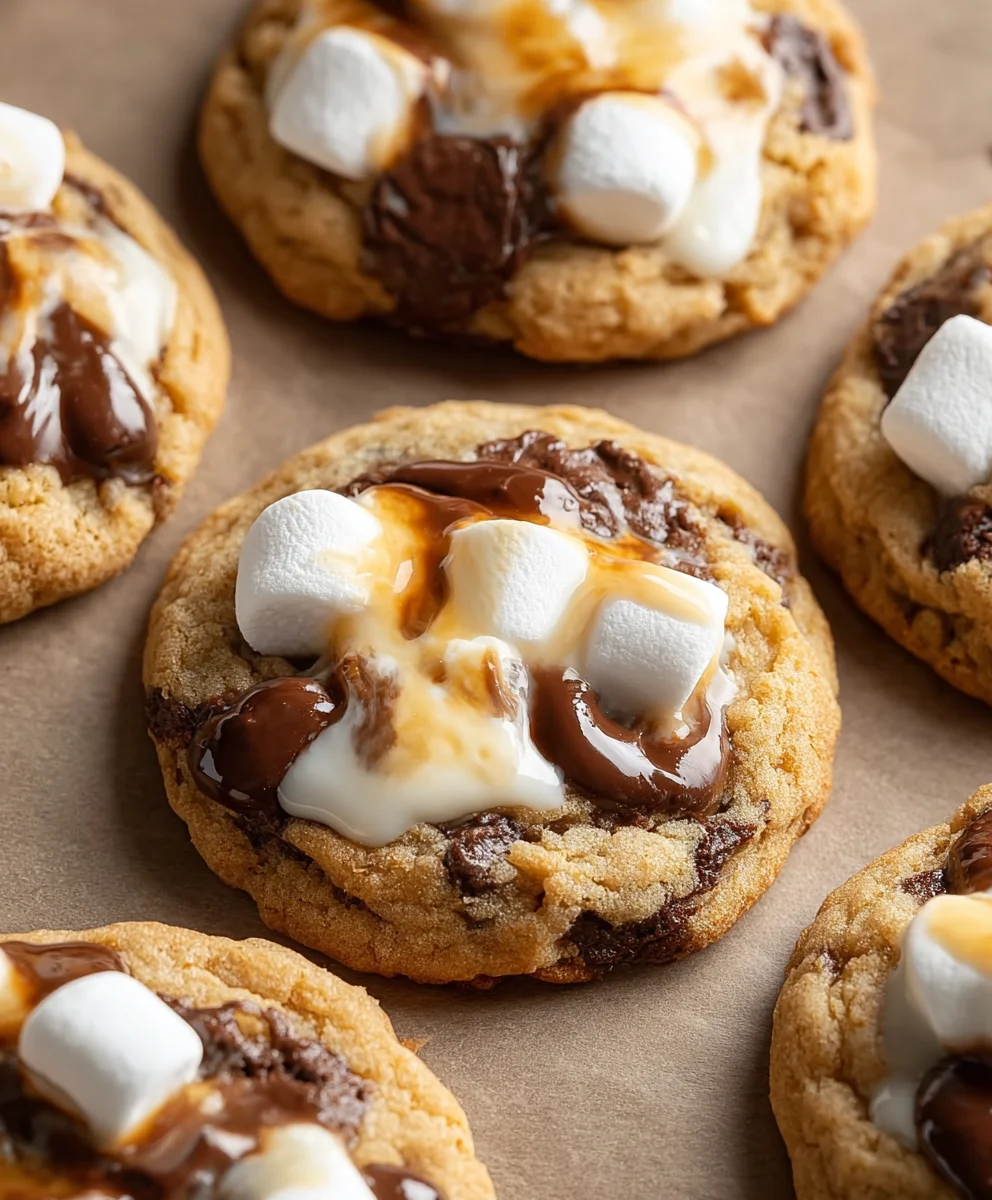 Decadent S'mores Cookies Recipe-Chewy Chocolate Grabeef ham Delight