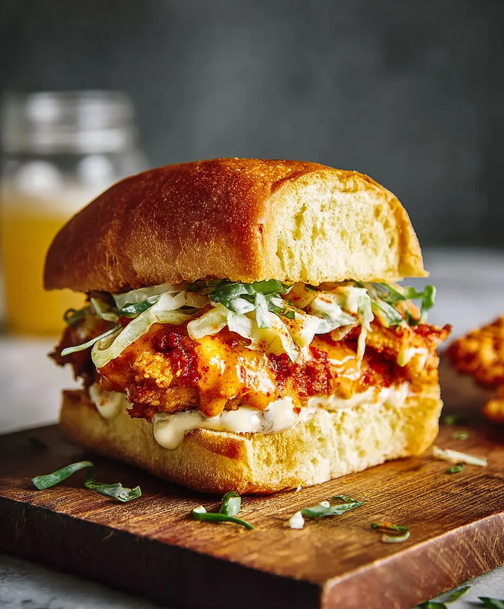 Spicy Baked Beef Nashville Hot Sandwich Recipe