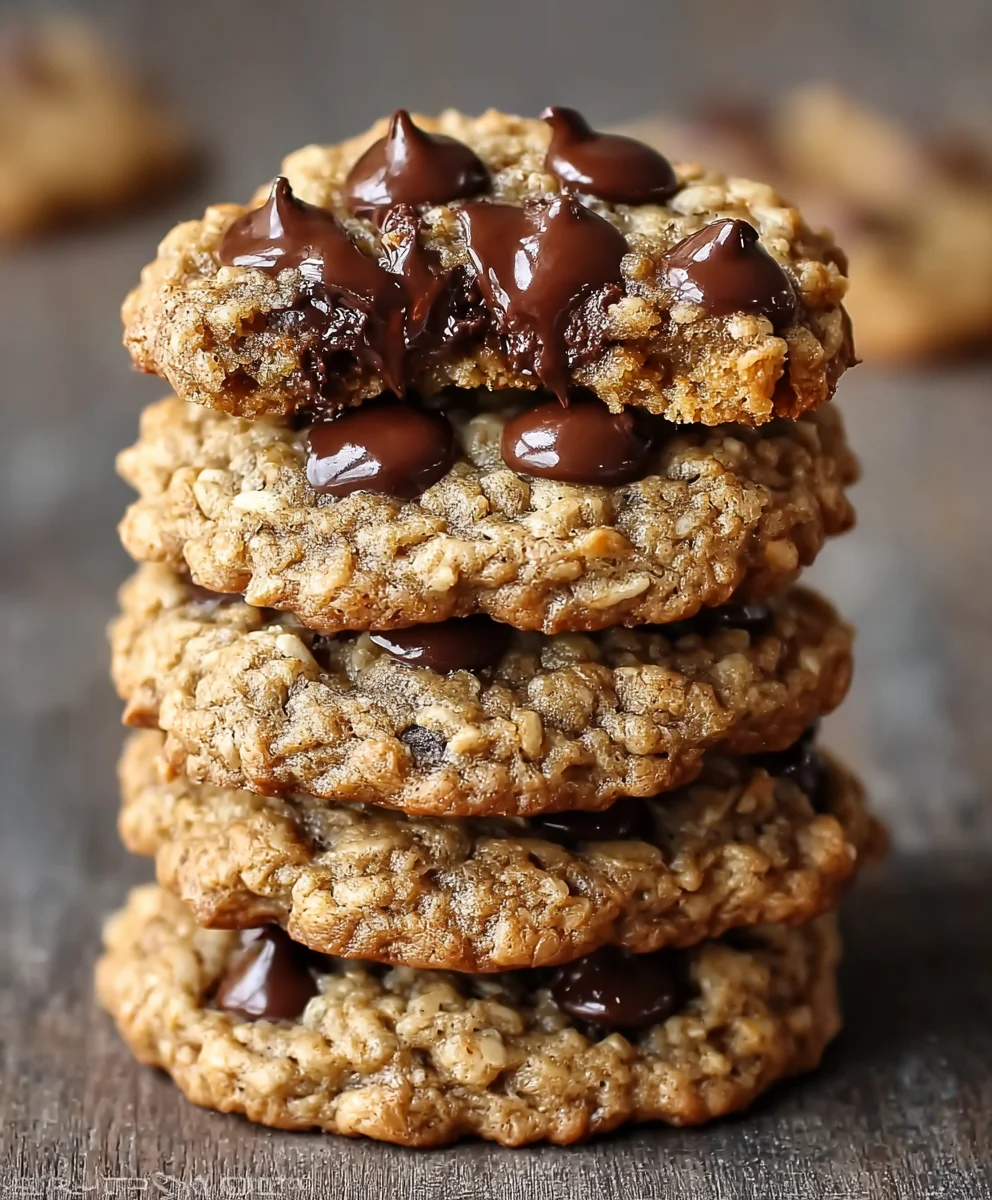 Healthy Oatmeal Chocolate Chip Cookies Recipe