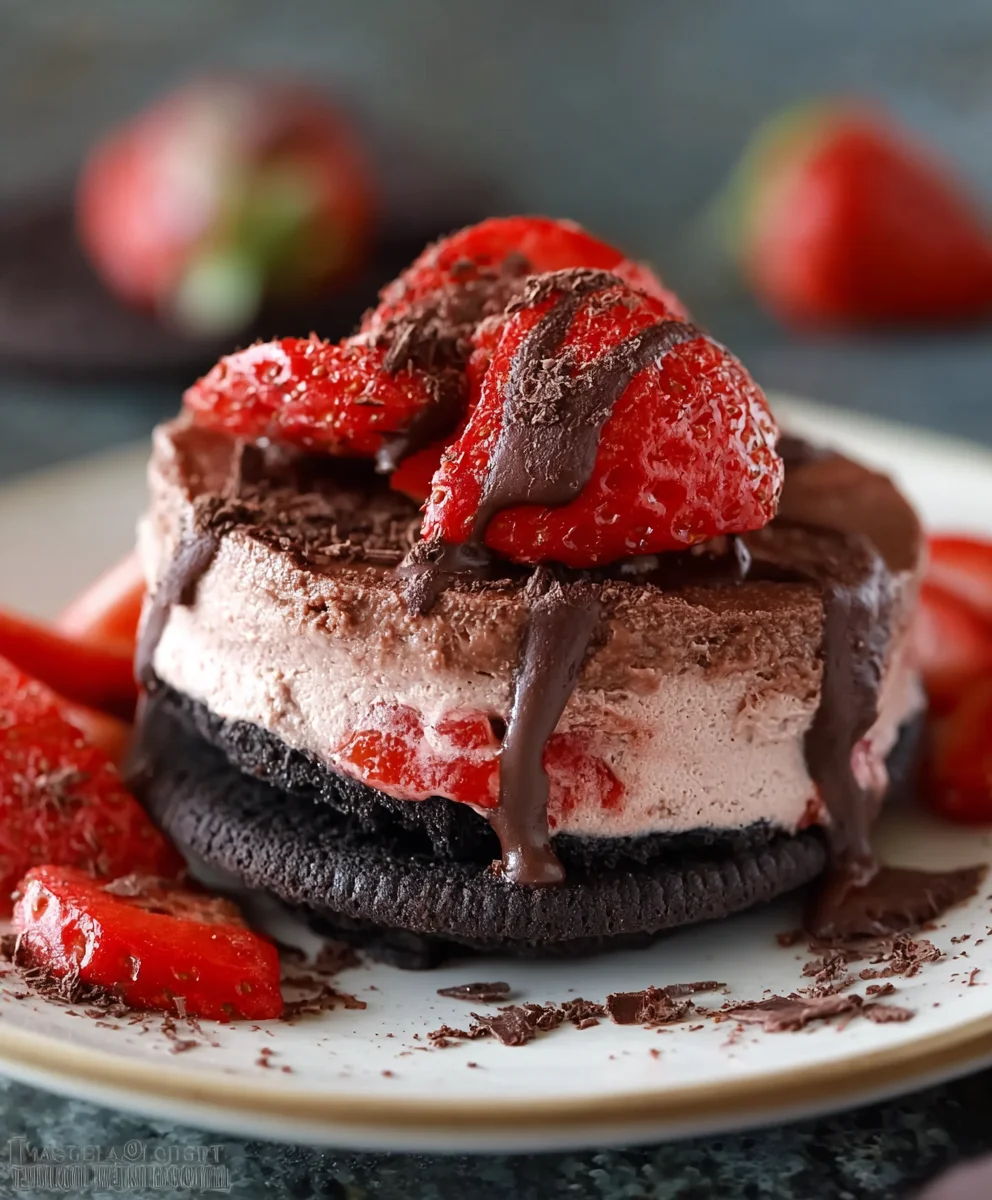 Decadent Chocolate Strawberry Cheesecake Recipe