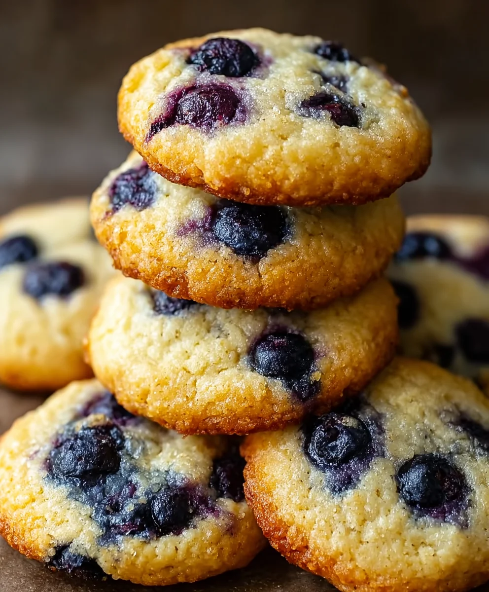Blueberry Cream Cookies- Deliciously Easy Treat
