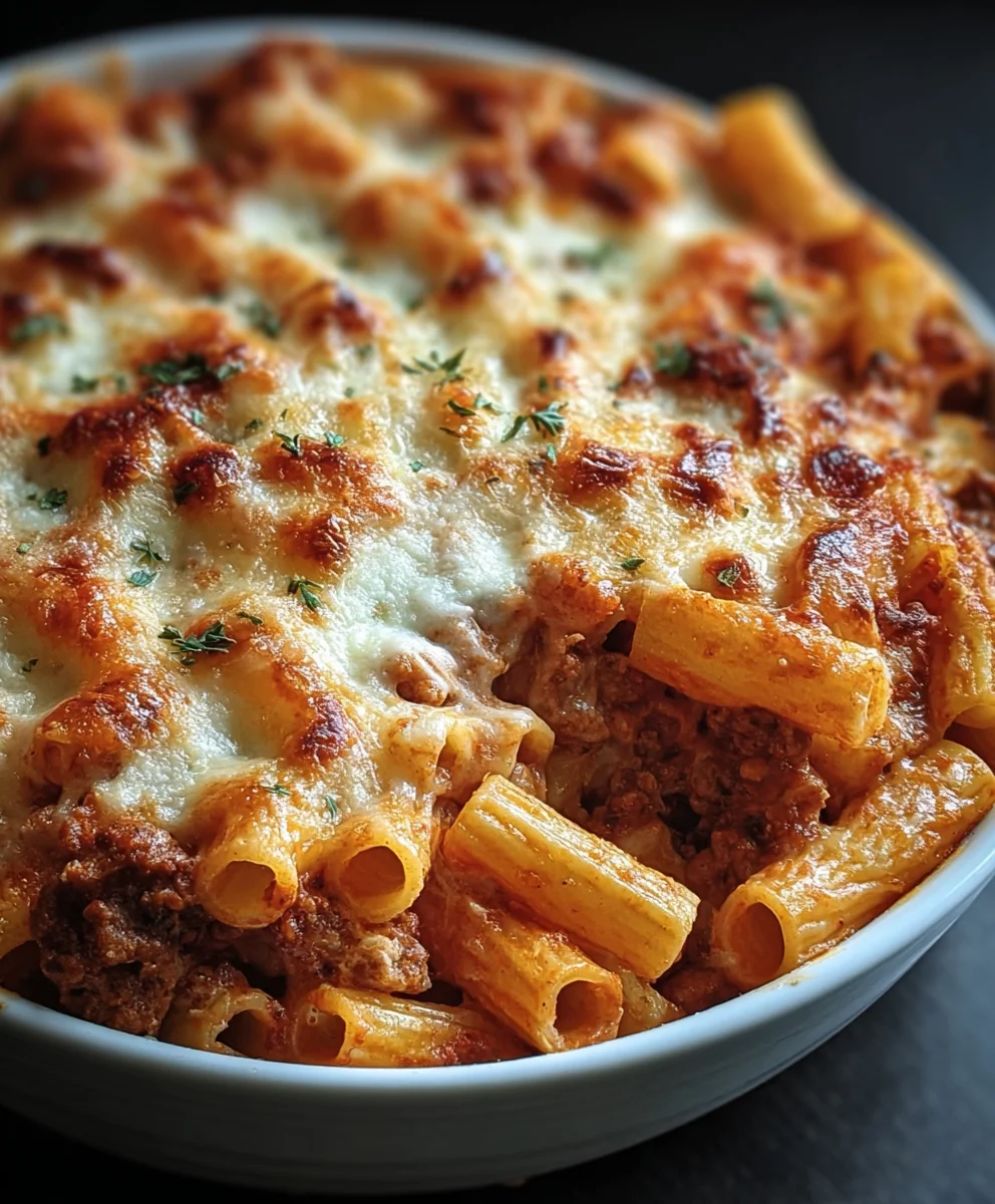 Ultimate Creamy Cheesy Baked Ziti Recipe
