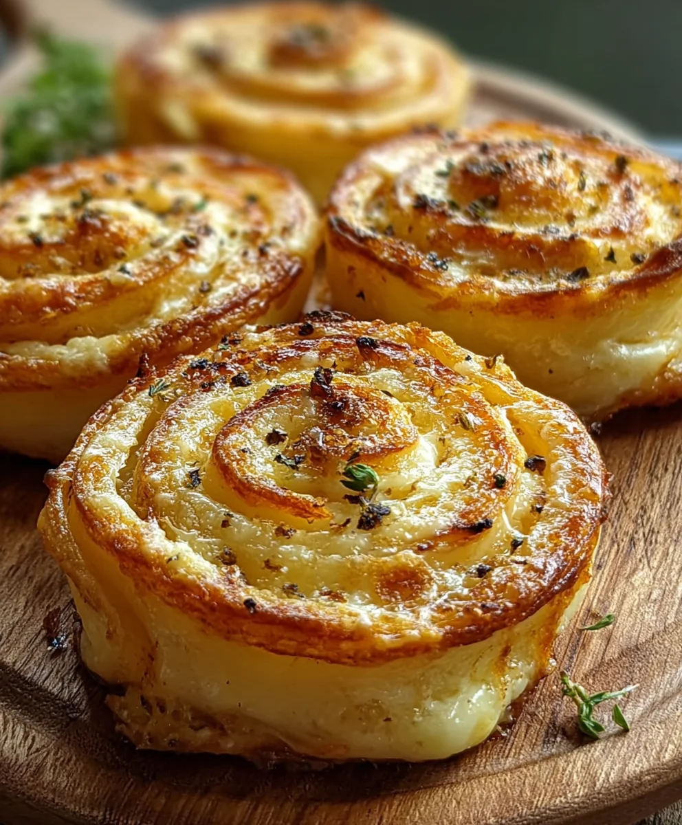 Easy French Cheese Pinwheels Appetizer-Quick Bites