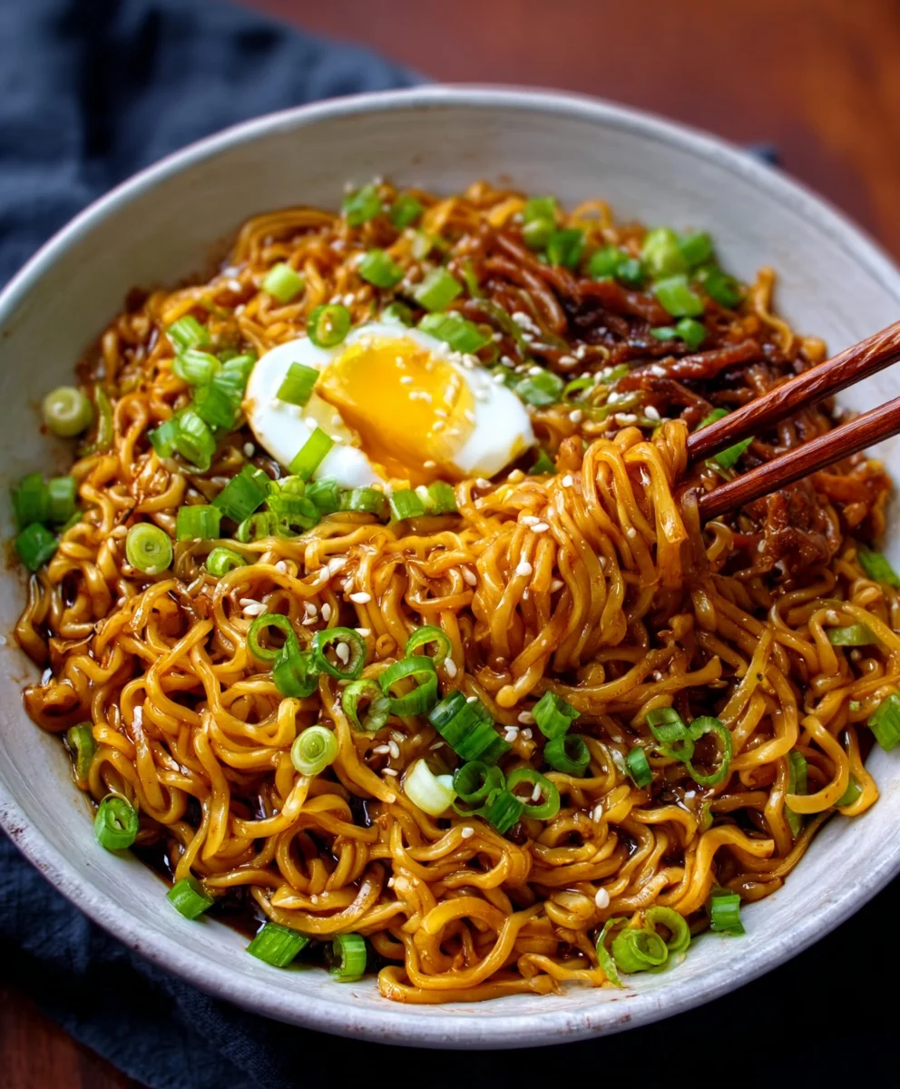 Easy Beef Ramen Noodles-Quick & Flavorful Recipe