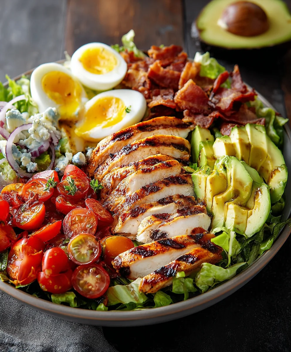 Non-Non-Non-Alcoholic Alternativeic Grilled Chicken Cobb Salad
