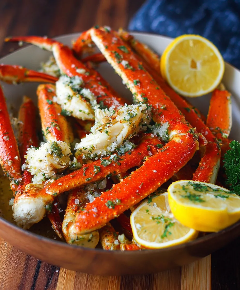 Garlic Butter Crab Legs - Best Seafood Recipe