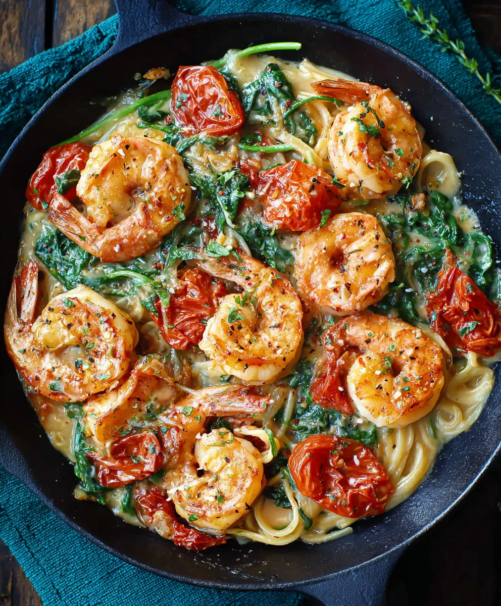Tuscan Shrimp One-Pan Dinner 30-Minute Meal