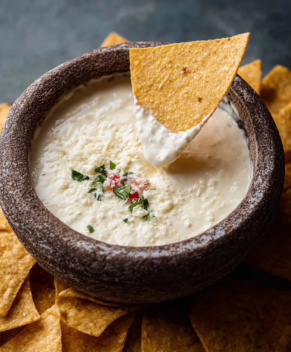Easy Queso Blanco Cheese Dip Recipe - Creamy & Delicious