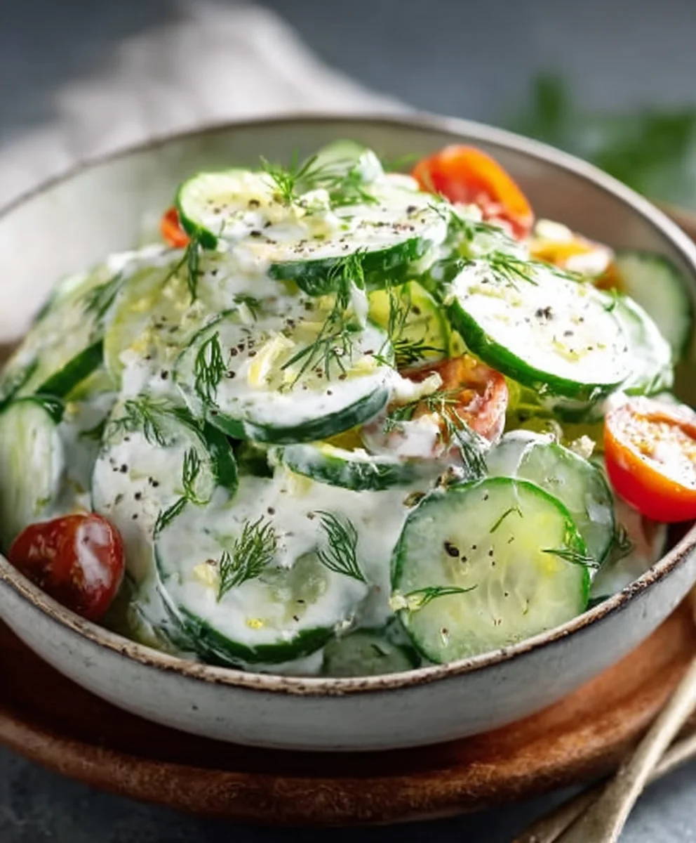 Cucumber Ranch Salad-Ultimate Easy Recipe