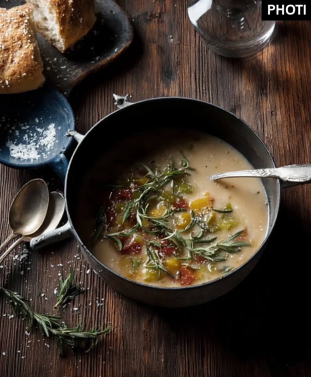 Hearty Beef & Broth Stew - Earthy & Creamy Comfort
