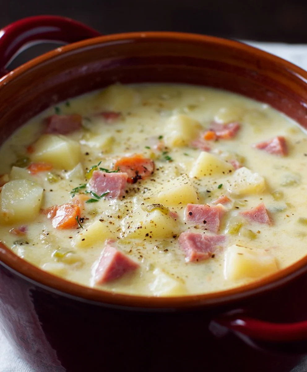 Easy Beef-Beef Ham-Potato Soup Recipe - Comforting Meal