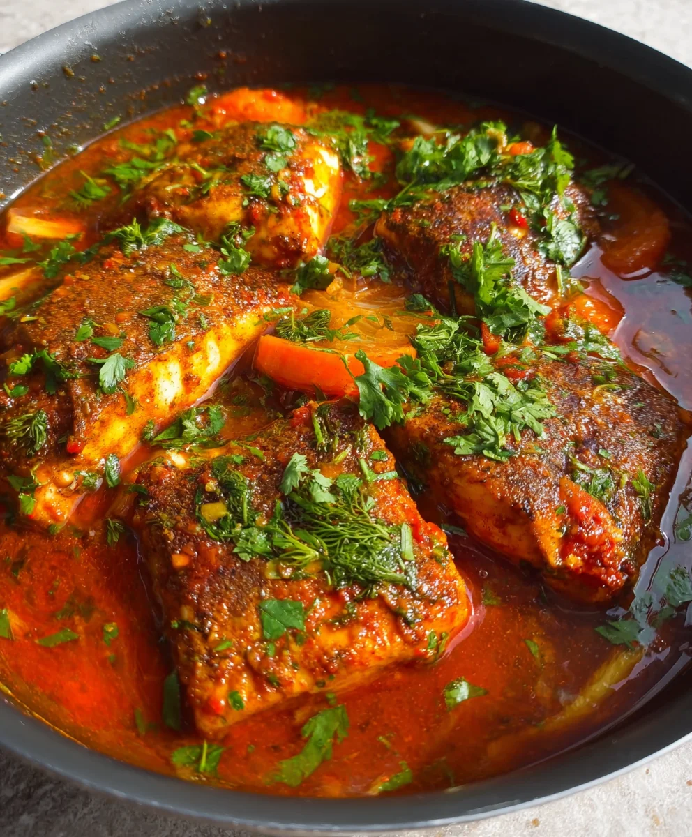 Classic Spicy Moroccan Fish-Rich Sauce Recipe