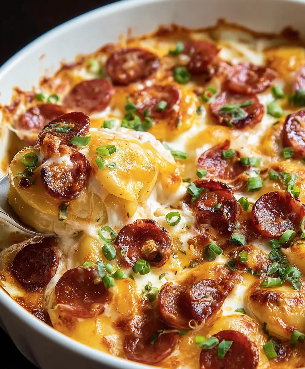 Easy Beef Pierogi Kielbasa Casserole Comfort Food