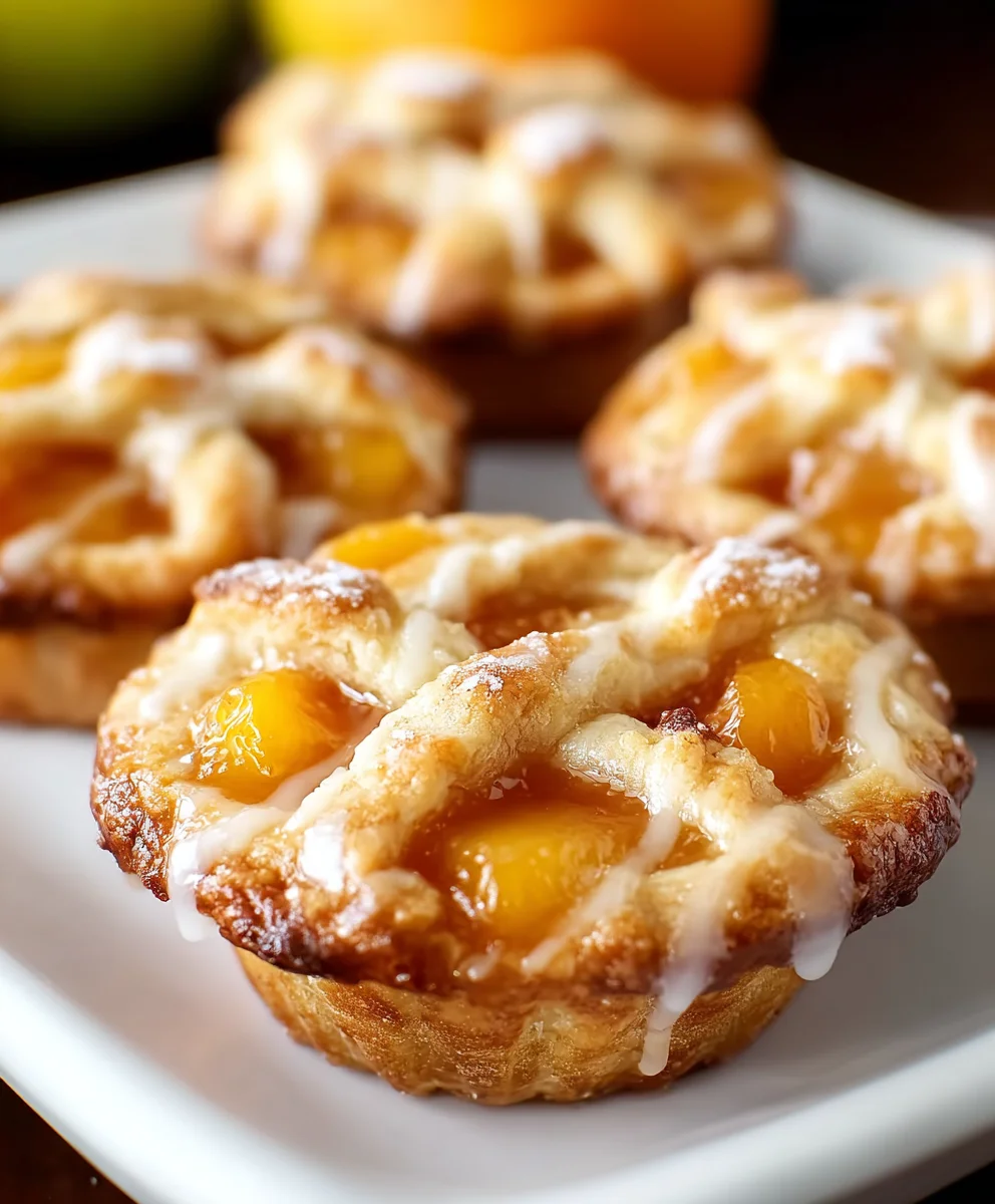 Easy Mini Peach Pies-Perfect Summer Dessert