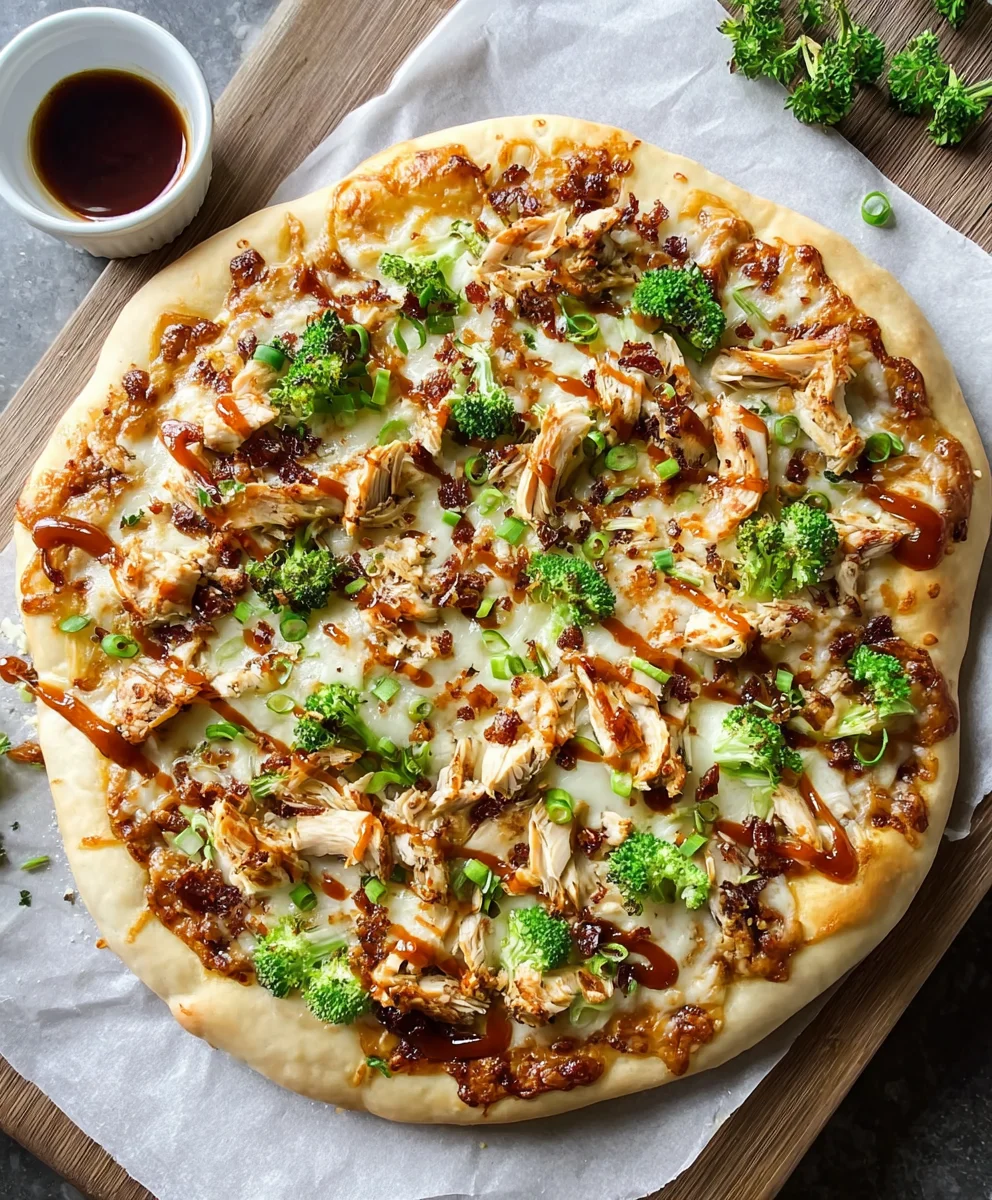Sweet Teriyaki Chicken Pizza Recipe- Easy Dinner