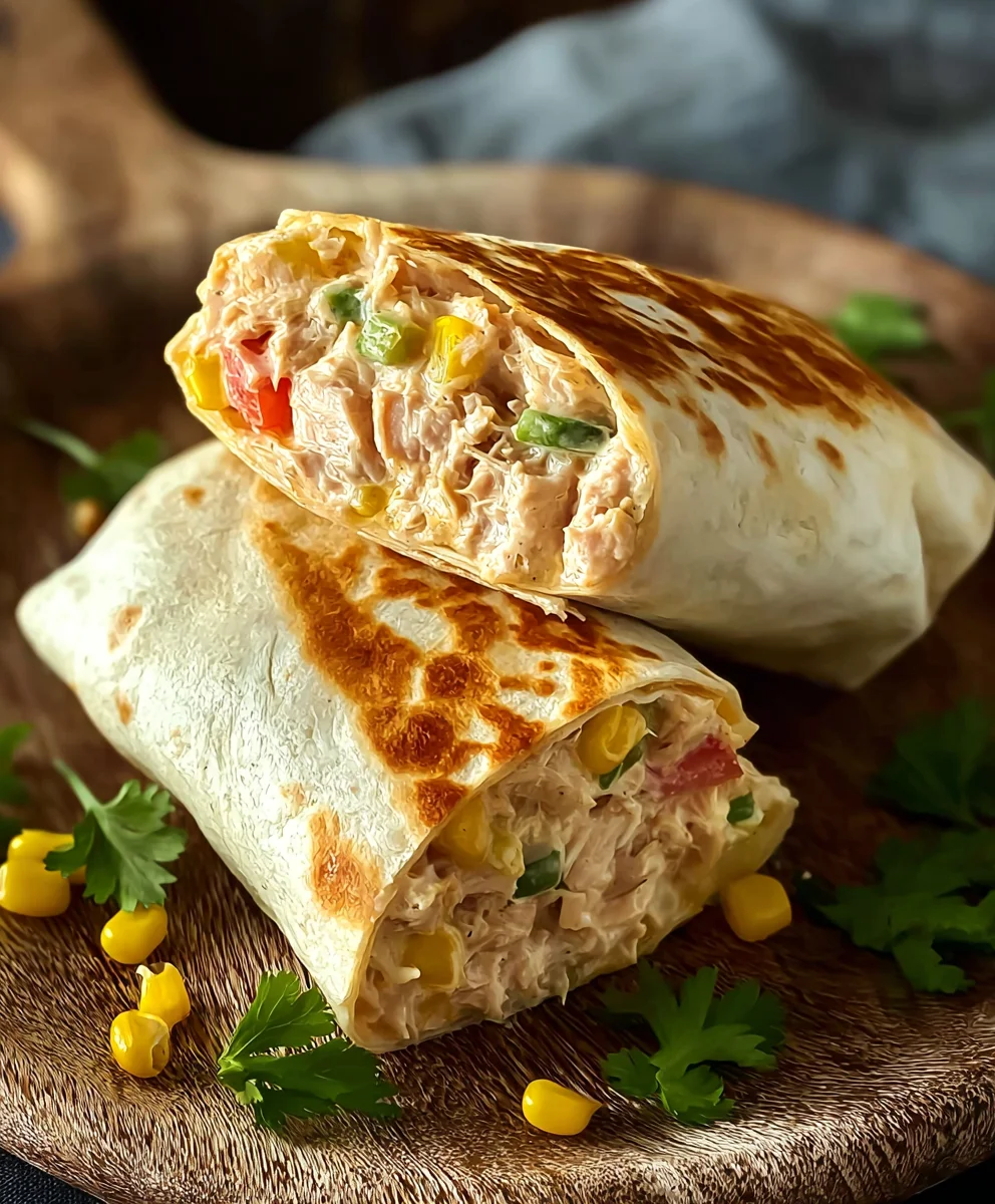 Quick Tuna Melt Wrap Recipe Easy Weeknight Meal