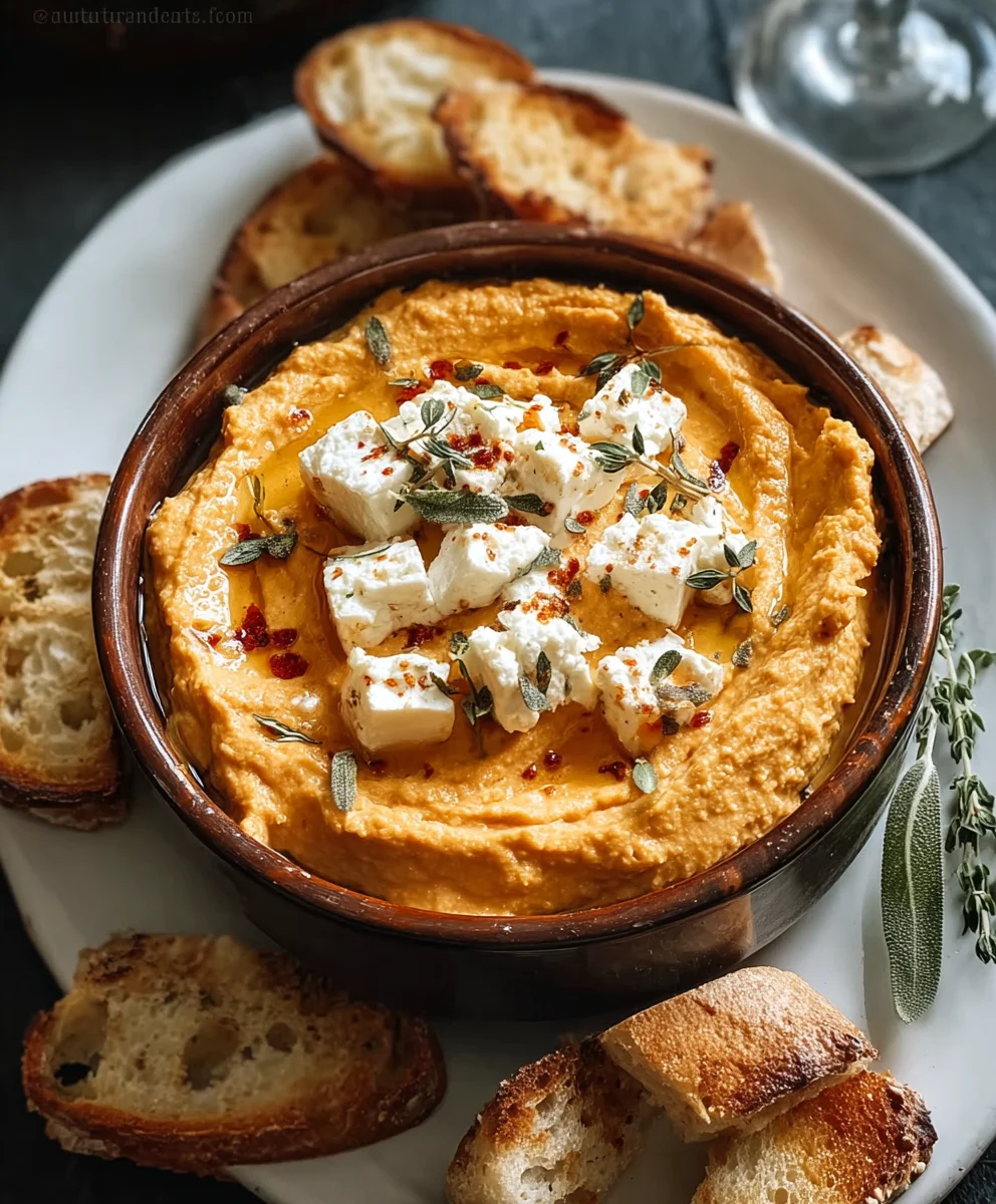Easy Pumpkin Feta Dip Recipe - Savory & Delicious