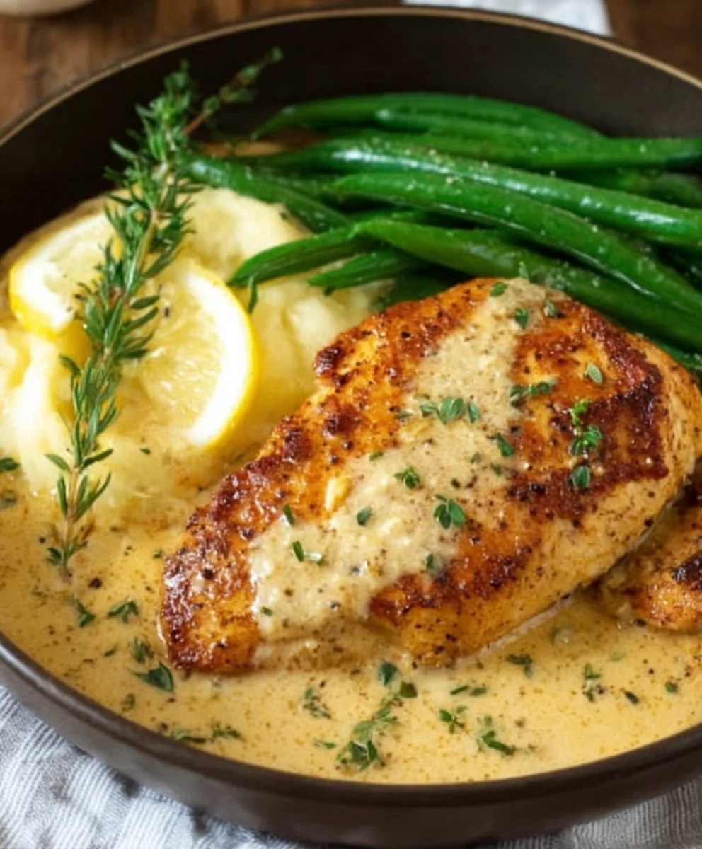 Creamy Garlic Chicken - Easy Dinner Delight