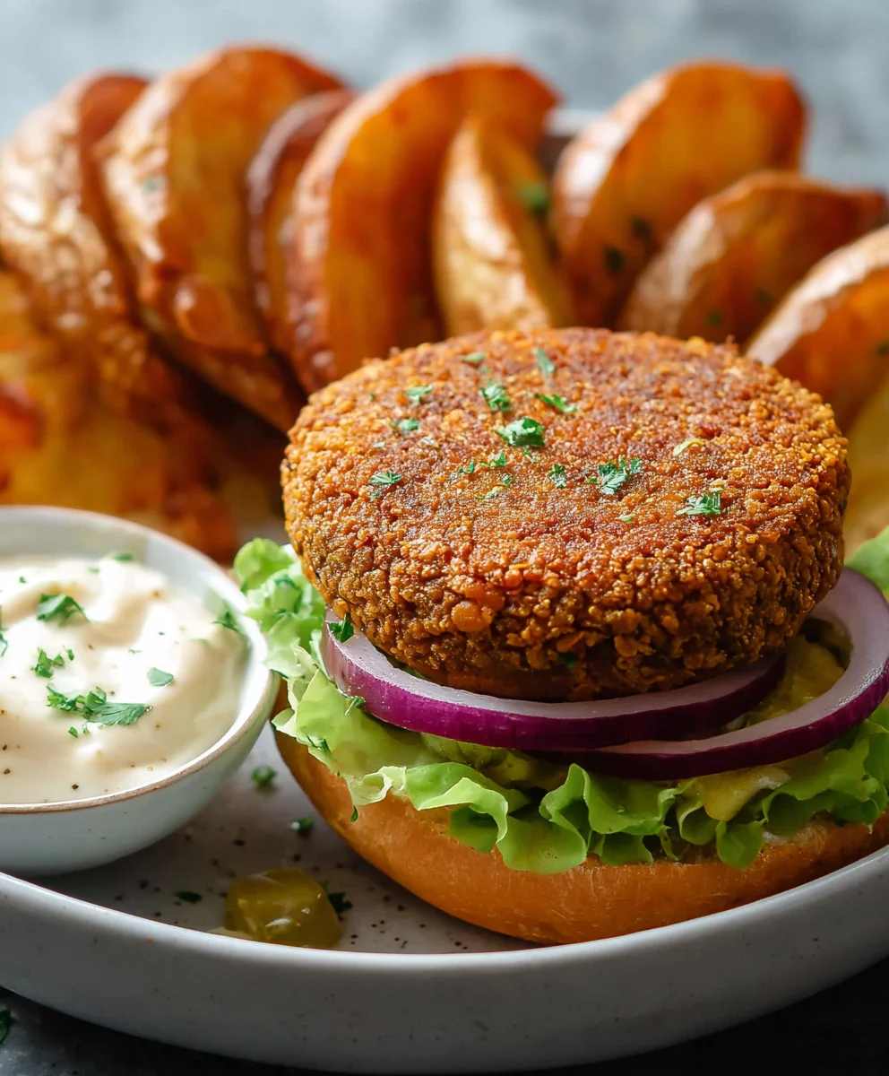 Easy Lentil Burgers Simple Delicious Recipe