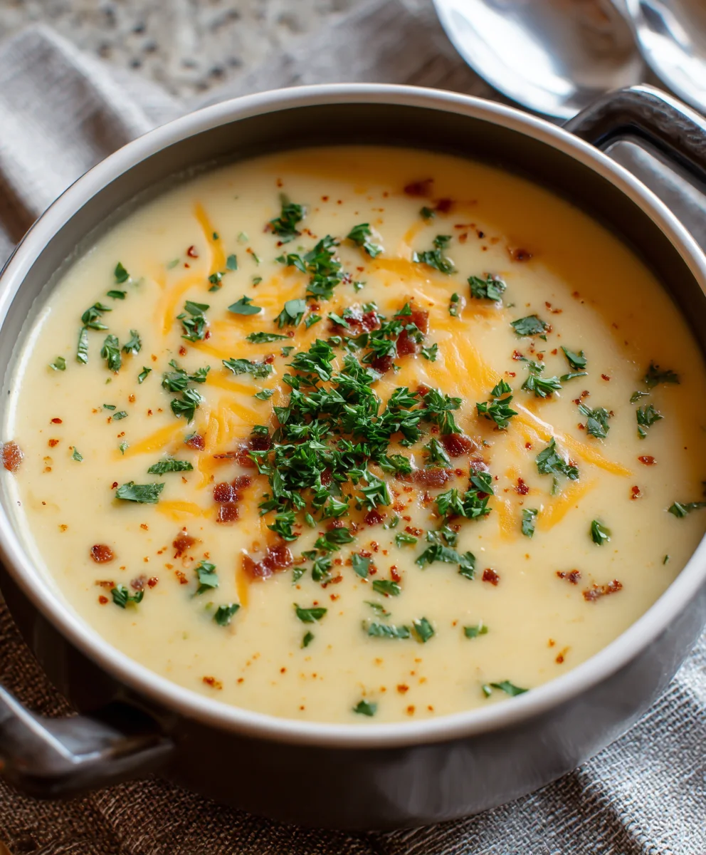 Outback Beef-Inspired Potato Soup-Creamy & Delicious