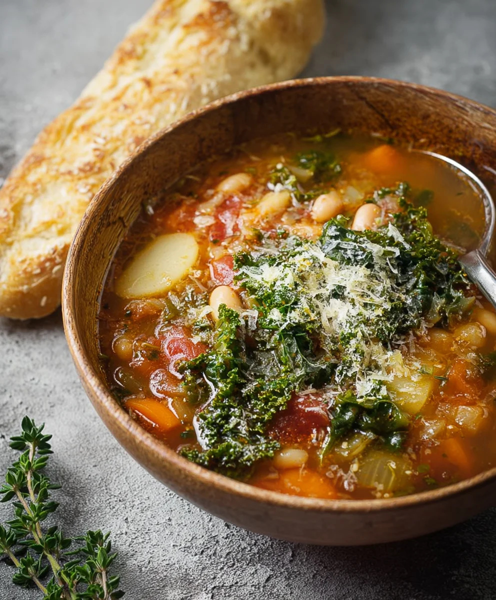 Hearty Winter Minestrone Soup Recipe-Comfort Food