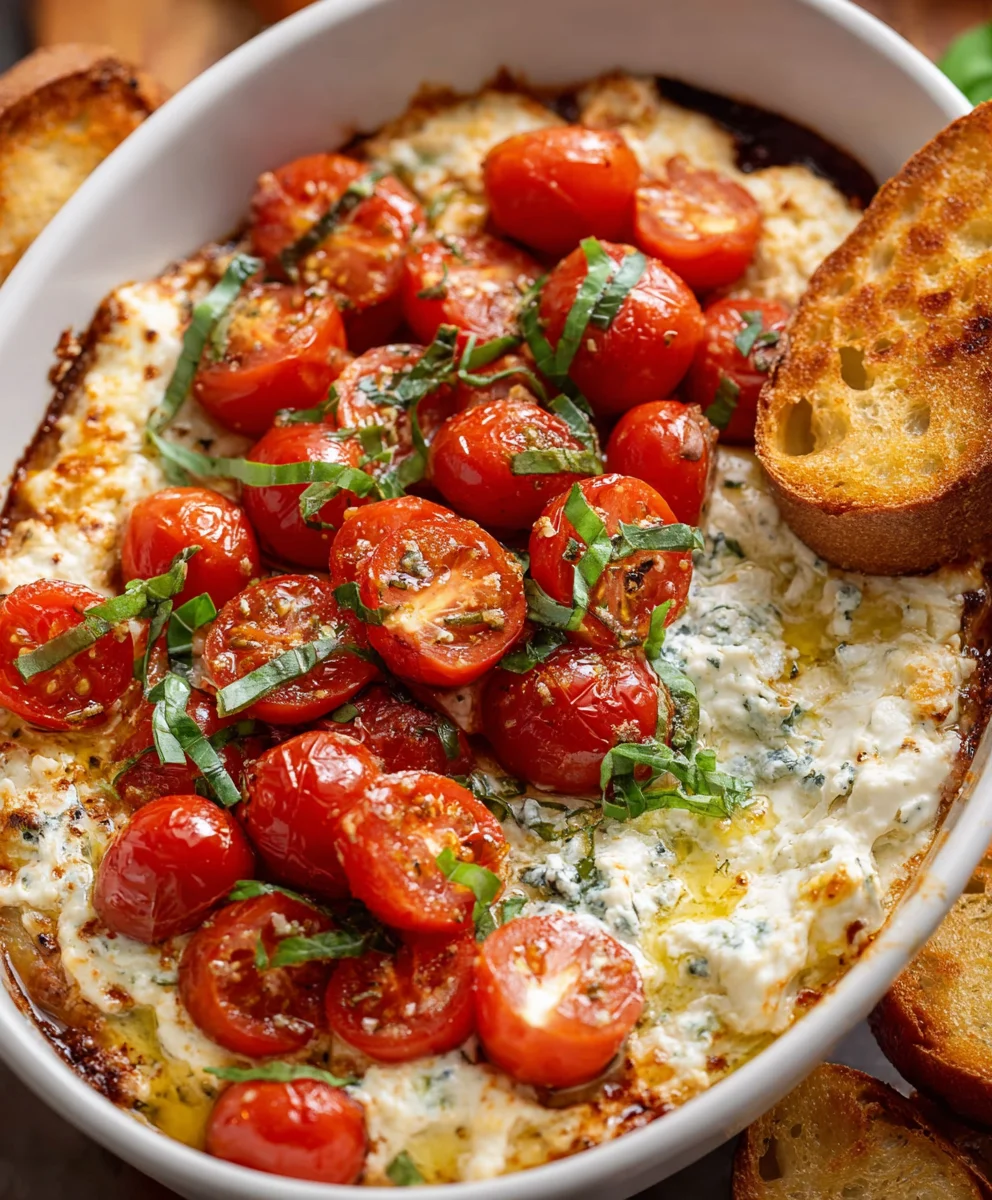 Easy Caprese Dip Recipe-Quick Appetizer
