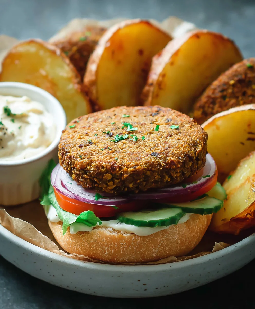 Easy Lentil Burgers Simple Delicious Recipe