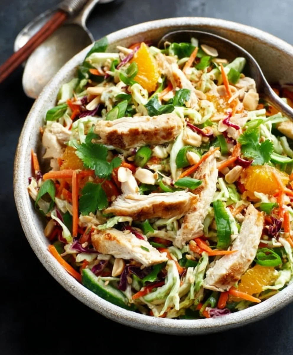 Chinese-Inspired Chicken Salad- Delicious & Easy Recipe