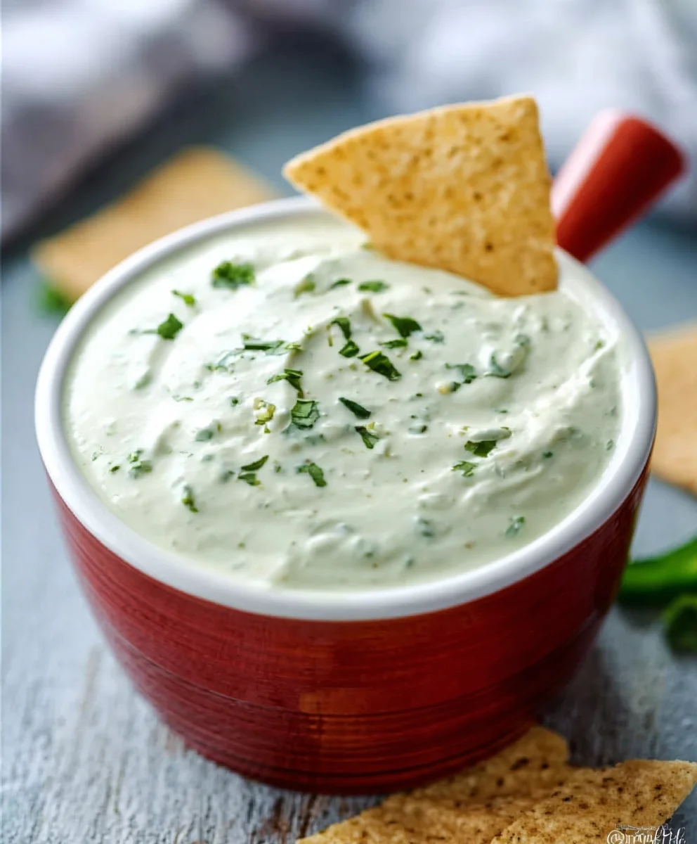 Copycat Chuys Creamy Jalapeno Dip - The Best Recipe