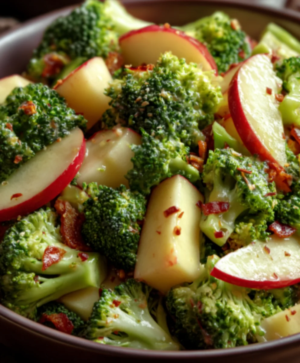 Honeycrisp Apple Broccoli Salad-Fresh & Flavorful