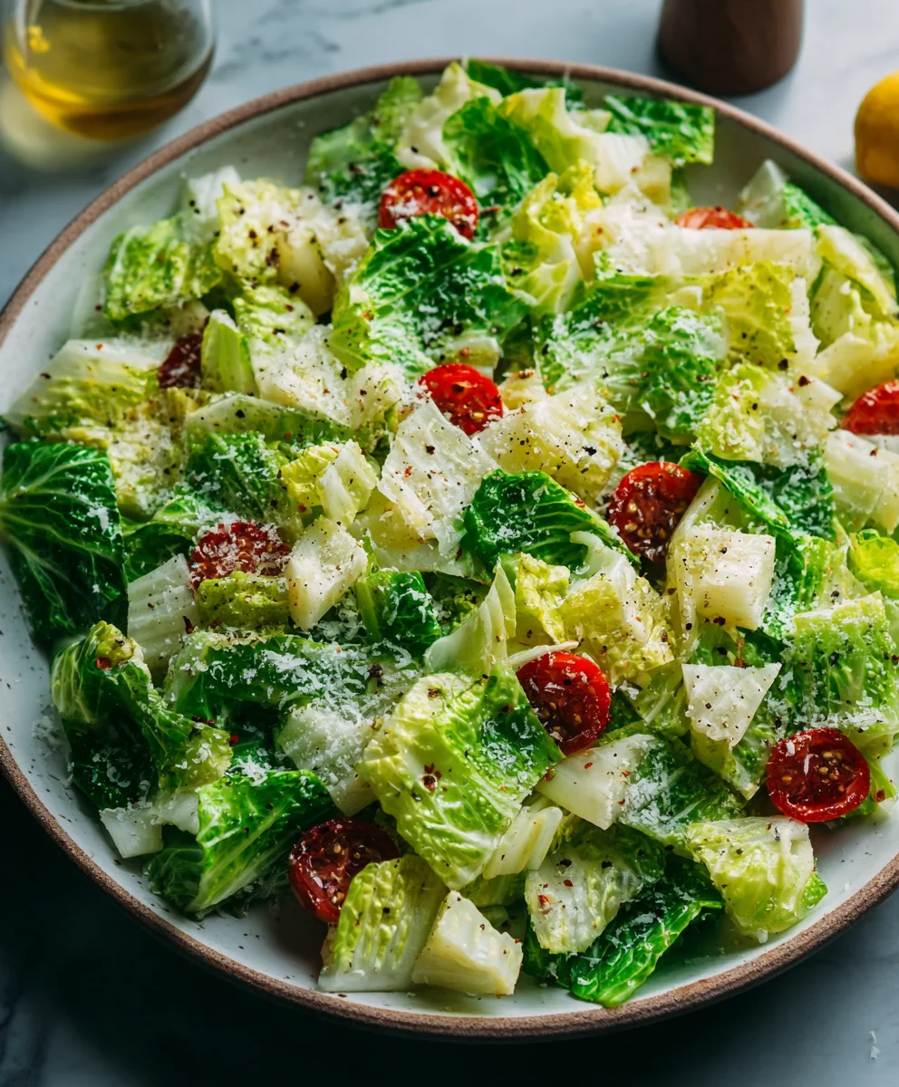 Juicy Parmesan Chopped Salad- Easy & Delicious