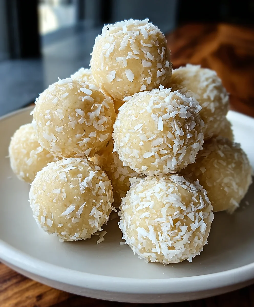 Lemon Coconut Protein Balls-Easy Healthy Snack